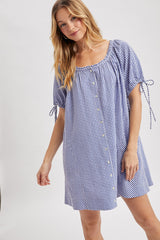 Picnic party gingham dress