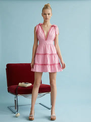 Skylar tiered mini dress
