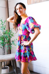 Rosewood Romance Banded Surplice Dress
