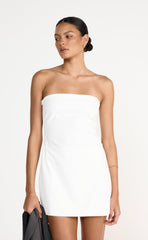 Mariza Mini Dress (White)