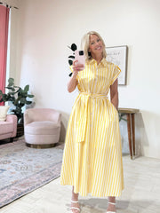 Frannie striped summer dress