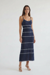Catamaran Striped Maxi Dress