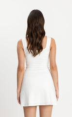 Heatwave Mini Dress (White)