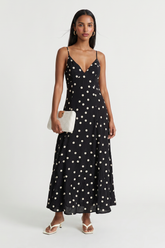 Poppy Polka Dot Midi Dress