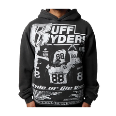 KIY Studios X Ruff Ryders "Ride or Die Vol.1" Black Hoodie