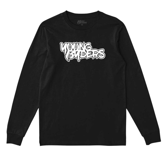 Young Ryders Number 8 Long Sleeve T-Shirt - Black