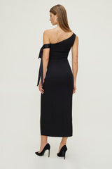 Off Shoulder Bow Maxi Dress