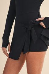 Save the Last Dance Wrap Tie Front Dress