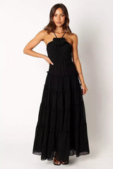 Petal and Pup Dottie Halter neck Women's Maxi Dress