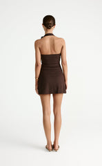 Jairo Mini Dress (Chocolate)