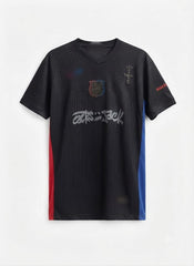 Cactus Jack x Barcelona Black Jersey – Custom Logo Design