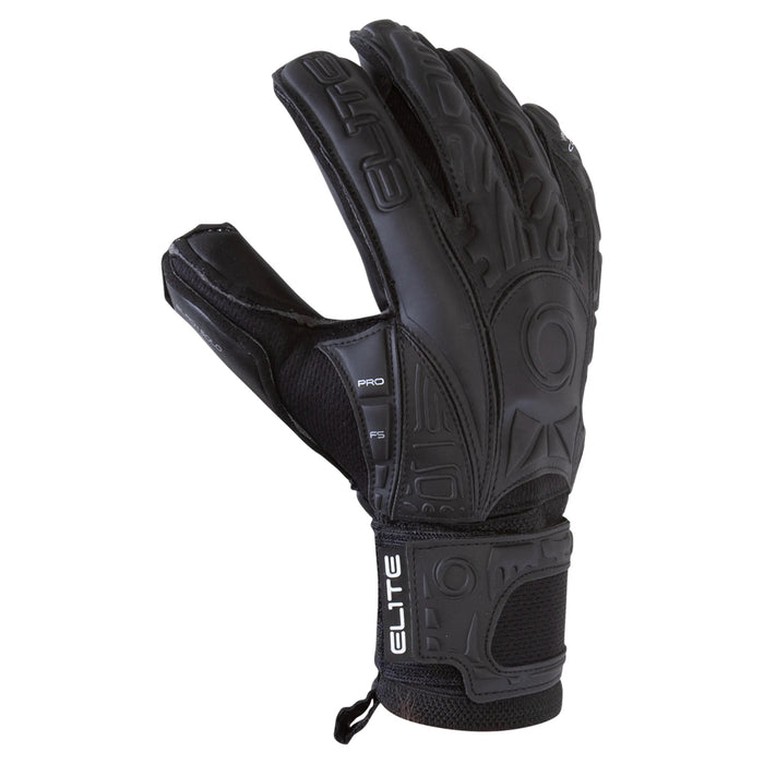 ELITE SPORT Black Solo Goalkeeper Gloves - 319