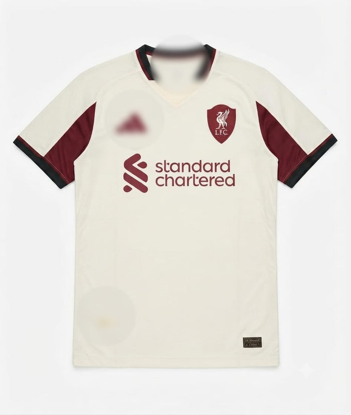 ⚪🔴 Liverpool Away Jersey 25/26  Player |Mirror original