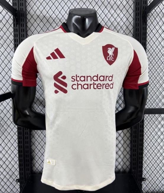 ⚪🔴 Liverpool Away Jersey 25/26  Player |Mirror original
