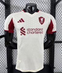 ⚪🔴 Liverpool Away Jersey 25/26  Player |Mirror original