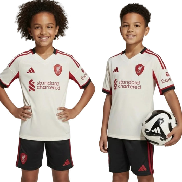 Liverpool Kids Away Kit 2025/2026 – Official Design & Premium Quality