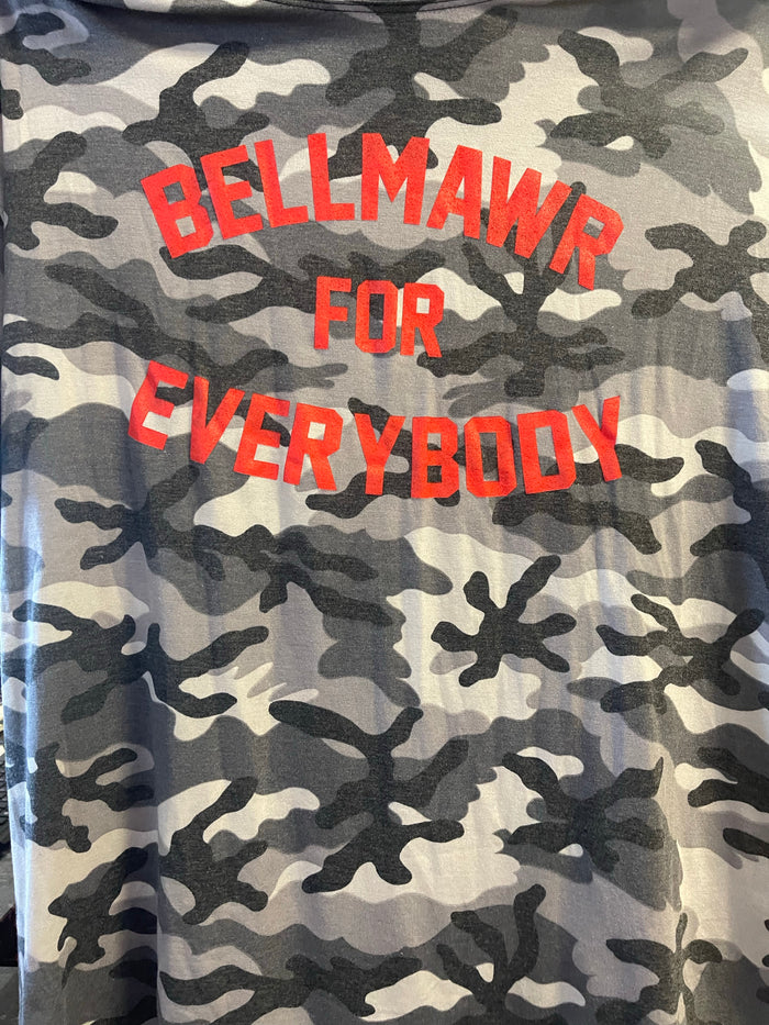 Oversized Bellmawr For Everybody Camo T-Shirt