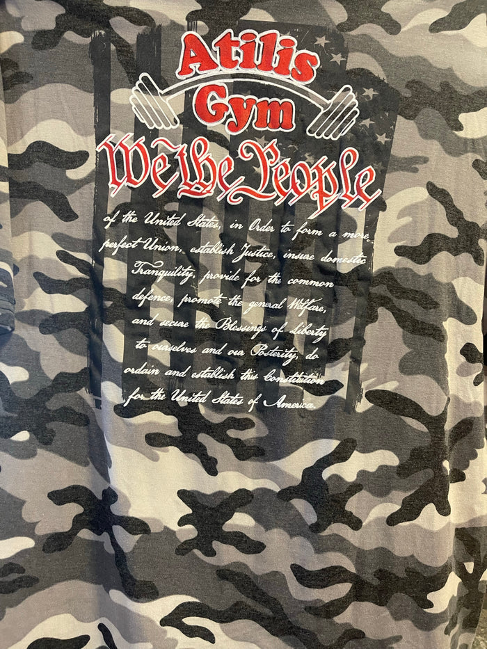 Oversized Bellmawr For Everybody Camo T-Shirt