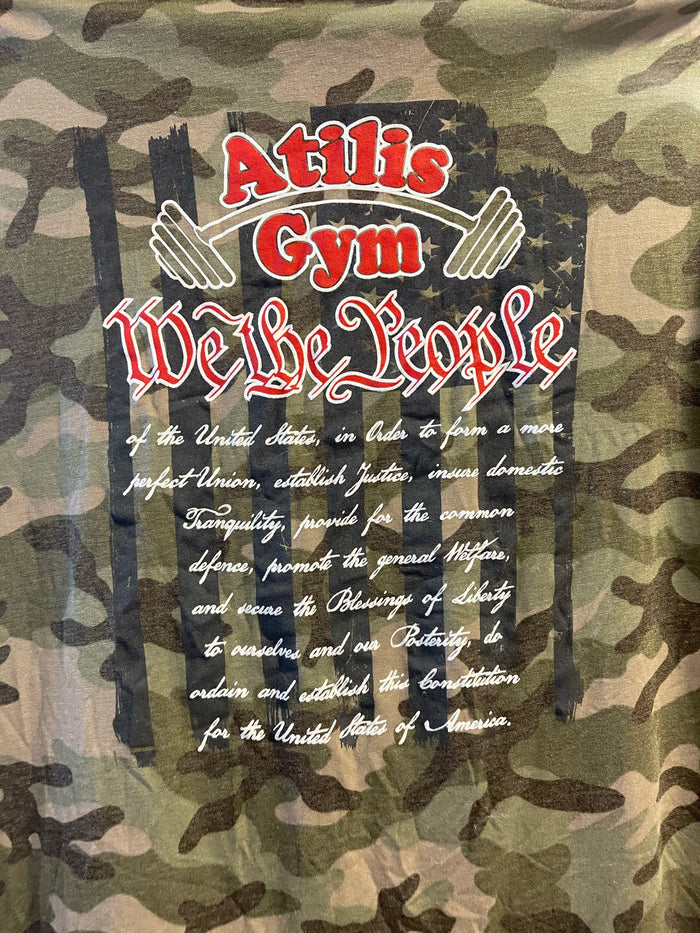 Oversized Bellmawr For Everybody Camo T-Shirt