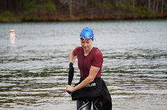 The Burgundy Tri Suit for Women