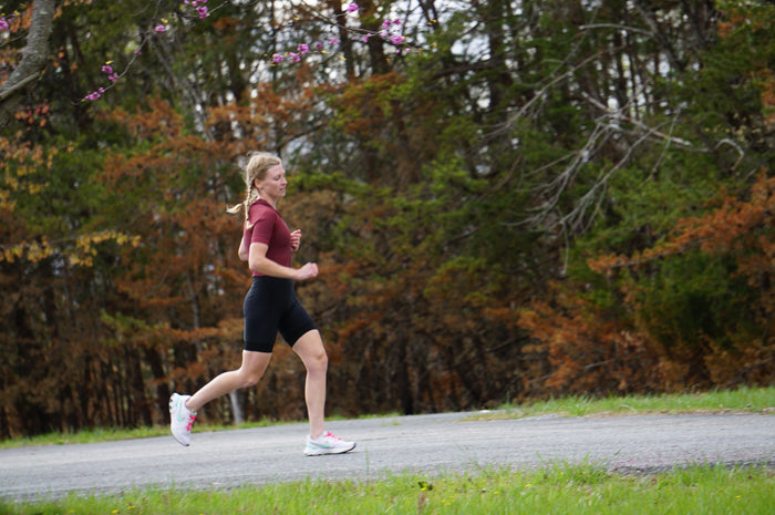 The Burgundy Tri Suit for Women