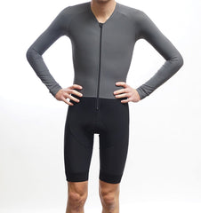 The Gray Long Sleeve Road Suit