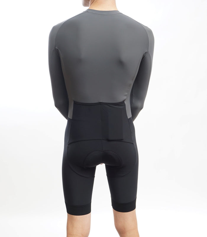 The Gray Long Sleeve Road Suit