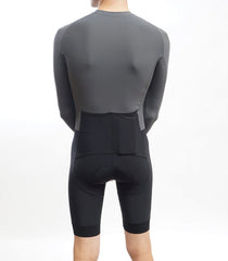 The Gray Long Sleeve Road Suit
