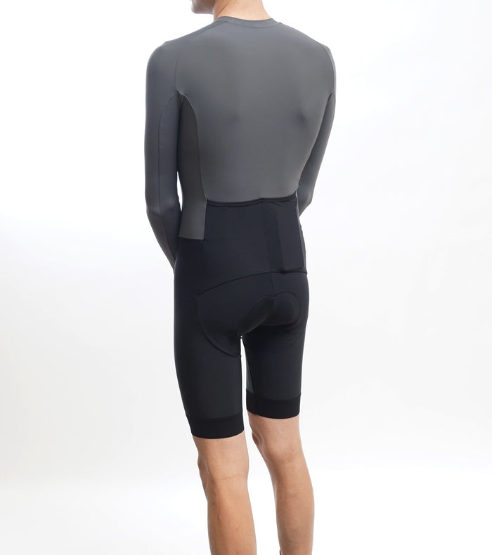 The Gray Long Sleeve Road Suit