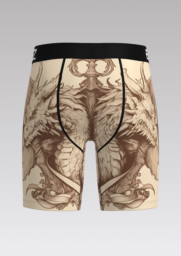 Vintage Dragon - Men's Boxer Briefs