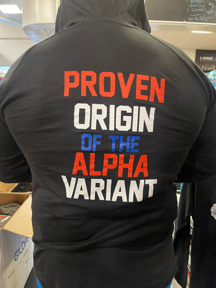 Vintage Logo Alpha Variant Thin Hoodie